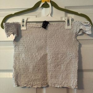 [forever 21] cropped off the shoulder top